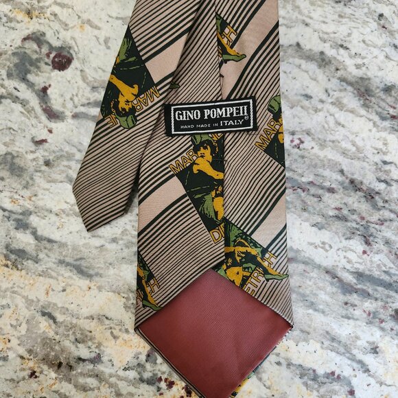Gino Pompeii (Jacobson's) Marlene Dietrich Vintage Tie - Picture 3 of 5